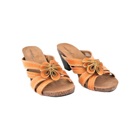 Naturalizer Natural Soul Women's Sandles Strappy Saddle Tan Size 9M - Picture 1 of 11